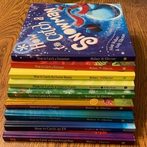 How to catch a Mermaid Bunny Dragon Dinosaur & More set of 9 hardback Books NEW